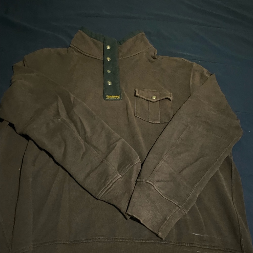 Ralph Lauren chocolate sweater, out of storage in decent condition
